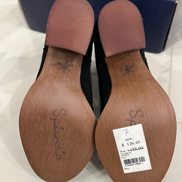 Cute New Suede Black Boots - Picture 3 of 4